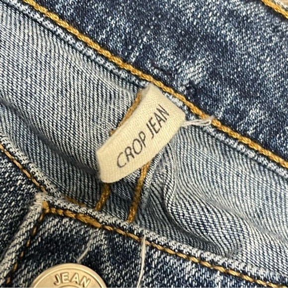 RAG & BONE CROP JEAN Womens Sz 25 Newquay Denim Skinny Split Hem Jeans. - Picture 6 of 10